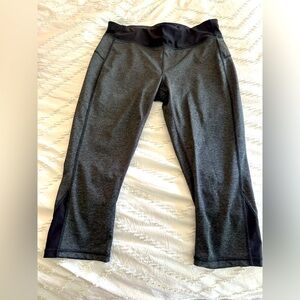 Gray and Black Xersion Leggings